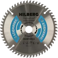 Пильный диск по алюминию 165*20*Т56 Industrial Hilberg HA165