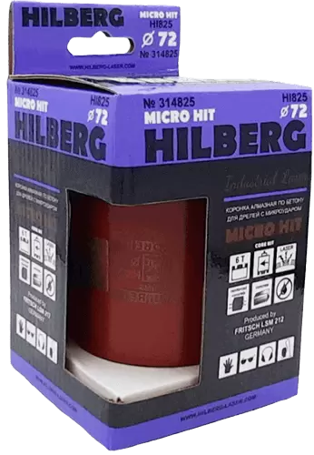 Коронка алмазная SDS-Plus 72 мм под пылеудалитель Hilberg Laser Micro Hit HI825 - интернет-магазин «Стронг Инструмент» город Самара