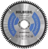Пильный диск по алюминию 200*30*Т80 Industrial Hilberg HA200