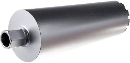 Алмазная буровая коронка 132*450 мм 1 1/4" UNC Hilberg Laser HD717 - интернет-магазин «Стронг Инструмент» город Самара