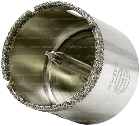 Алмазная коронка по керамике с центр. сверлом 45мм Strong СТК-06600045