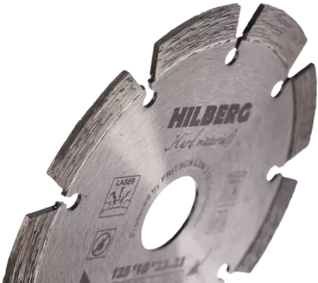 Алмазный диск по железобетону 125*22.23*10*2.0мм Hard Materials Laser Hilberg HM102 - интернет-магазин «Стронг Инструмент» город Самара