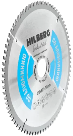 Пильный диск по алюминию 216*30*Т80 Industrial Hilberg HA216 - интернет-магазин «Стронг Инструмент» город Самара