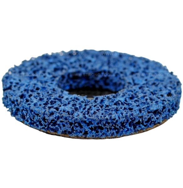 Зачистной диск 125мм коралловый синий для УШМ высокой жесткости СТУ-25200125 - интернет-магазин «Стронг Инструмент» город Самара